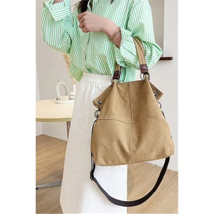 Kanvas Tote Bag Bej (Yurt Dışından)