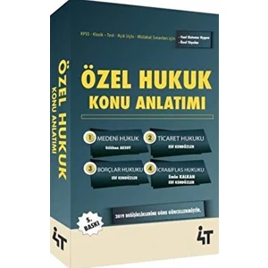 Özel Hukuk Konu Anlatımı - Elif Kendüzler
