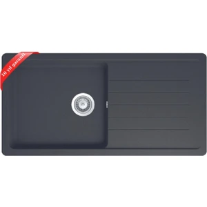 Valente D-100L Siyah Granit Eviye