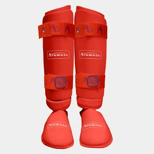 Wkf Onaylı Kaval Ayak Koruyucu Kırmızı- Mavi