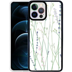 Apple iPhone 13 Pro Max Kapak Kamera Korumalı Çiçek Desenli Ultra Ince Silikon Kılıf