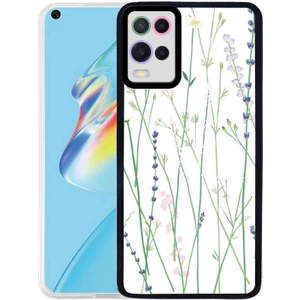 Oppo A16 Kapak Kamera Korumalı Çiçek Desenli Ultra Ince Silikon Kılıf