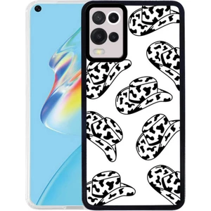 Oppo A16 Kapak Kamera Korumalı Şapka Desenli Ultra Ince Silikon Kılıf