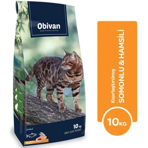 Somonlu ve Hamsili Kısırlaştırılmış Kedi Maması 10 kg
