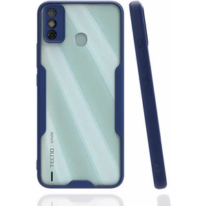 Tecno Spark 6 Go Kılıf Kamera Korumalı Colorful Kapak - Lacivert
