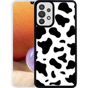 Samsung Galaxy A32 Kapak Kamera Korumalı Inek Desenli Ultra Ince Silikon Kılıf