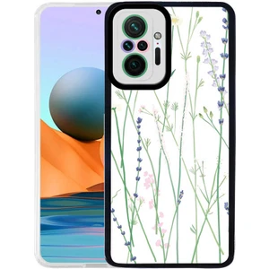 Xiaomi Redmi Note 10 Pro Kapak Kamera Korumalı Çiçek Desenli Ultra Ince Silikon Kılıf