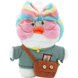 PopŞeker Lalafanfan Duck Sevimli Ördek Lalafanfan Peluş Oyuncak 32CM.
