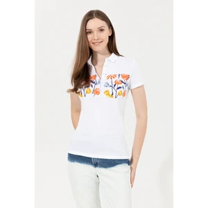 U.S. Polo Assn. Kadın Mavi T-Shirt 50248995-VR212