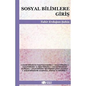 Sosyal Bilimlere Giriş - Tahir Erdoğan Şahin