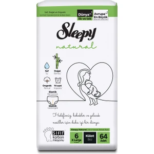 Natural Jumbo Külot Bebek Bezi Xl 6 Numara 64 Adet