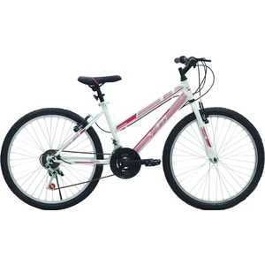 Tec Eros 26" Jant 21 Vites V-Fren Beyaz-Pembe Dağ Bisikleti