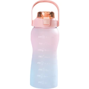 Kkmoon 1500 ml Degrade Su Şişesi - Pembe  (Yurt Dışından)