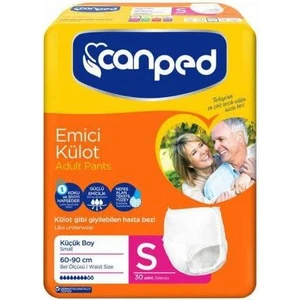 S 30 Adet Küçük Boy Small Emici Külot 30 Lu