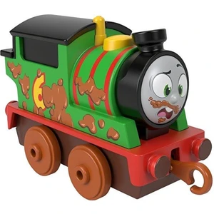 Fisher Price HFX89 Thomas ve Arkadaşları Küçük Tekli Trenler (Sür Bırak) Çamurlu Percy HHN36