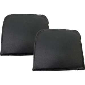 Knsz sırt minderi 2 li zng&mğr&uslu syh suni deri cırtlı tel bar sandalyesi sırtı için