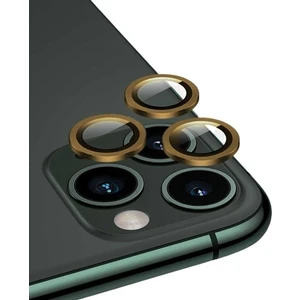 Apple iPhone 13 Pro Max Kamera Lens Koruyucu Kırılmaz Metal Çerçeveli Kamera Lens Koruma