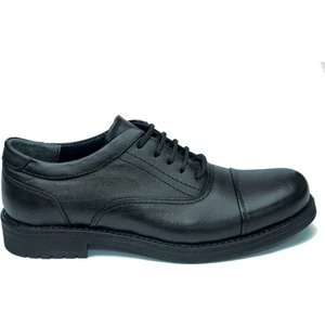 Magic Shoes Erkek Siyah Deri Ortopedik Kışlık Ayakkabı