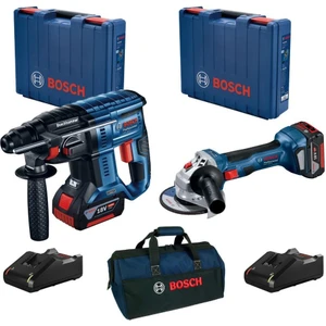 Gbh 180 Li ve Gws 180 Li Akülü Kırıcı Delici ve Taşlama Seti 2x4 A