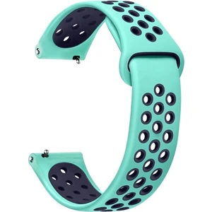 Huawei Watch Gt2 46MM Uyumlu Yumuşak Dokulu Nike Style Delikli Desenli Silikon Kordon Kayış