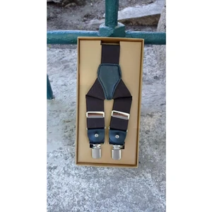 RD Ekoavm Tek Askılı Deri Siyah Kemer