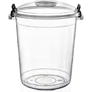 Bakliyat Kovası  50 Litre (Şeffaf) - E-582