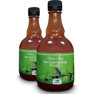 Selver Ana Kara Çam Kozalağı Şurubu 500 gr 2 Adet