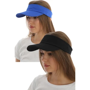 Elif İç Giyim Uv Koruyuculu Unisex Siperlikli Tenisci Şapka 2'li Set