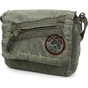 Old Cotton Cargo 7136 Küçük Omuz Çantası Kanvas Bag  Okul Tablet Çantası