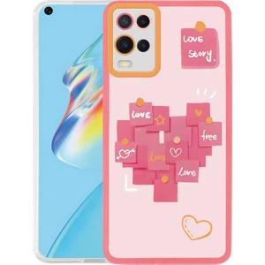 Oppo A16 Kapak Kamera Korumalı Love Story Desenli Ultra Ince Silikon Kılıf