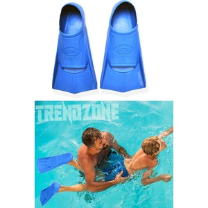 Mavi Havuz ve Deniz Yüzücü Ayak Paleti - Taşıma Çantalı