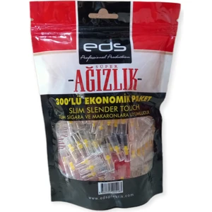 Ağızlık 300'lü Ekonomik Paket İnce Makaronlarla Uyumlu Konforlu Kullanım