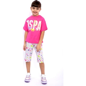 U.S. Polo Assn. US1048 Lisanslı Kız Çocuk Kapri Takımı