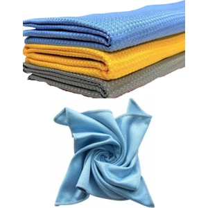 Oliva Nero Cam Bezi 3 Adet 50 cm x 40 cm Mikrofiber Temizlik Bezleri
