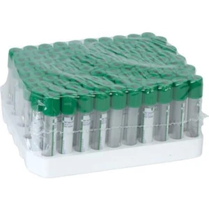 Vacutainer Lityum Heparinli Yeşil Kapak Kan Alma Tüpü, 4 ml 100 Adet
