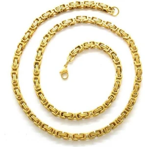 Hg.Aksesuar Erkek Çelik Kral Zincir Kolye