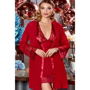 Çeyizlik Dantelli Saten 6'lı Set