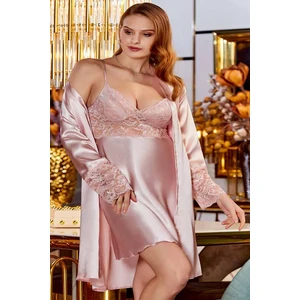 Çeyizlik Dantelli Saten 6'lı Set