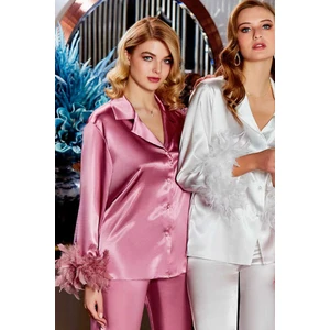 Kadın Saten Pijama Takım