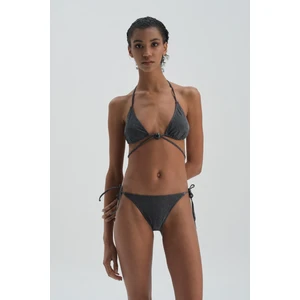 Gümüş Spagetti Bikini Alt
