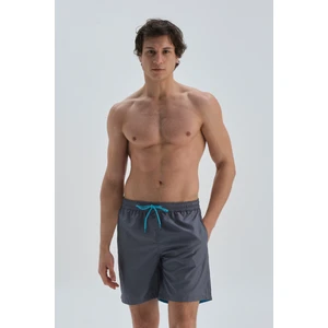 Gri Mıcro Orta Düz Şort