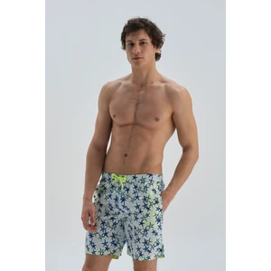 Sax - Beyaz Mıcro Orta Deniz Yıldızı Des. Şort