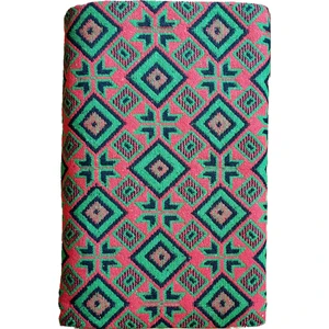 Makine Dokuması Baklava Desenli 3 Mekik Kırmızı Kalın Kilim