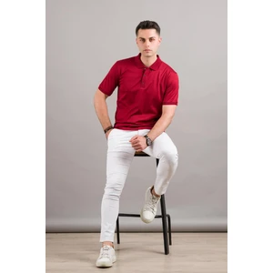 Nehir By Faruk Ülker Polo Yaka Çıt Çıtlı Merserize Süperfine Cotton Erkek T-Shirt