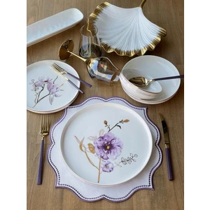 Yemek Takımı Modern Violet 24 Parça 6 Kişilik