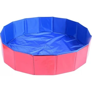 Katlanabilir Pvc Çocuklar ve Evcil Hayvanlar İçin Yüzme Havuzu Kırmızı 80 x 20 cm. (Yurt Dışından)