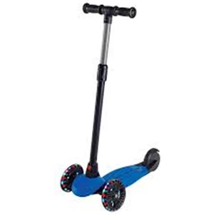 FR59465 Furkan Dragon Işıklı Scooter (Mavi)