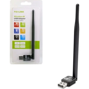 Wi-Fi Anten Adaptör 150MBPS 5dbi Uydulara Uyumlu LV-UW10 Wireless Adaptör