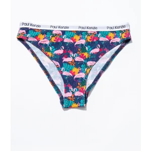 Paul Kenzie Unique Effect Desenli Kadın Slip Külot - Flamingo