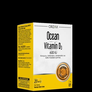 Ocean Vitamin D3 600 Iu 20 Ml Sprey / 130 Doz(Mıad:02/2024)